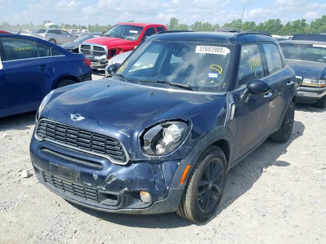 WMWZC5C57DWM15674 - 2013 MINI COOPER S C BLUE photo 2