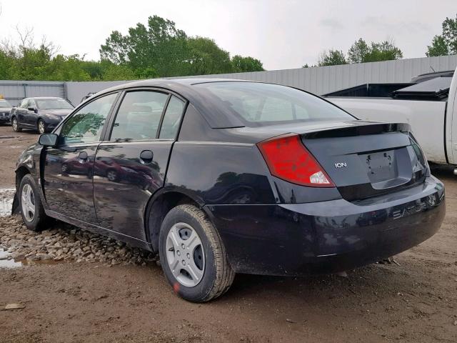 1G8AG52F85Z148585 - 2005 SATURN ION LEVEL BLACK photo 3