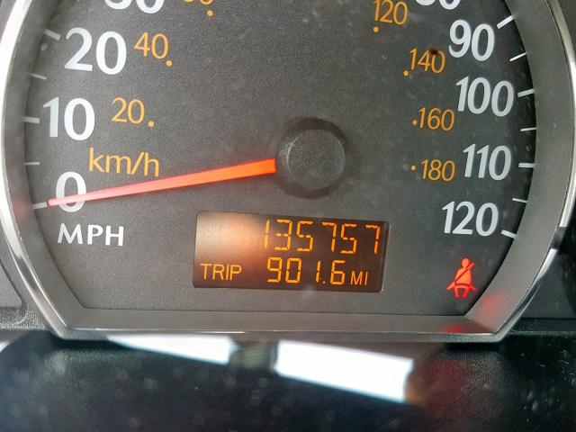 1G8AG52F85Z148585 - 2005 SATURN ION LEVEL BLACK photo 8