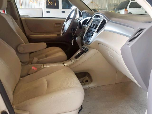 JTEGP21A760111873 - 2006 TOYOTA HIGHLANDER BEIGE photo 5