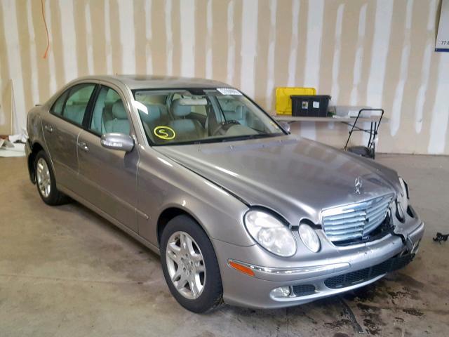 WDBUF65J03A342016 - 2003 MERCEDES-BENZ E 320 SILVER photo 1