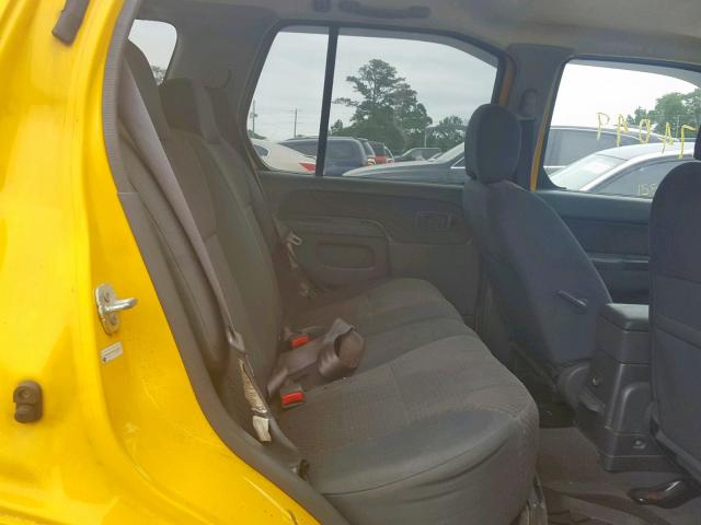 5N1ED28T33C660293 - 2003 NISSAN XTERRA XE YELLOW photo 6