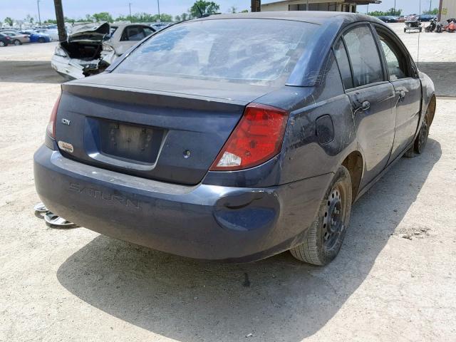 1G8AJ55F07Z163355 - 2007 SATURN ION LEVEL BLUE photo 4