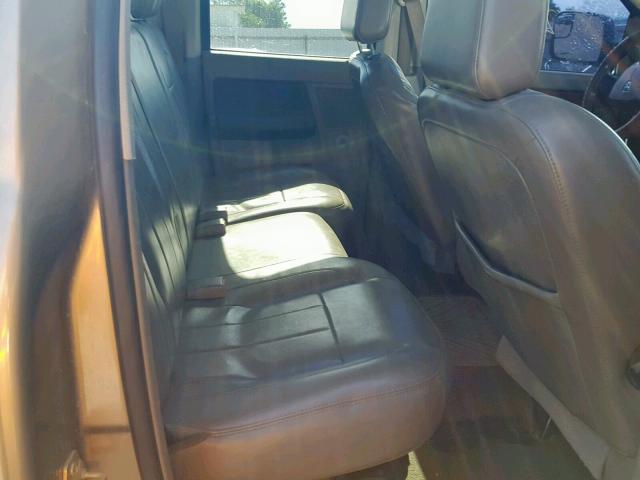 1D7KS28C87J515836 - 2007 DODGE RAM 2500 S ოქროსფერი ფოტო 6