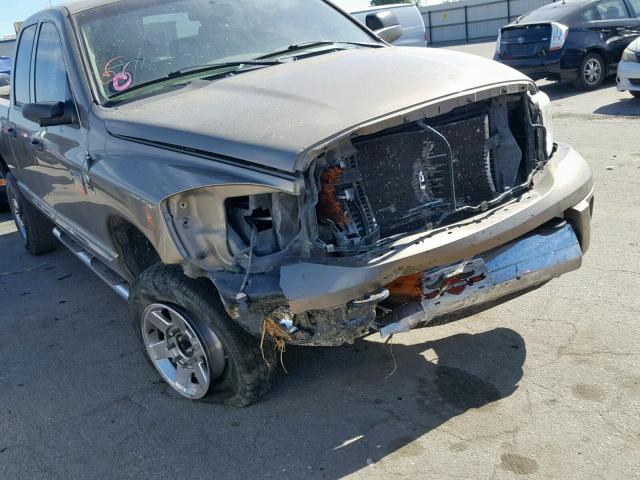 1D7KS28C87J515836 - 2007 DODGE RAM 2500 S ოქროსფერი ფოტო 9