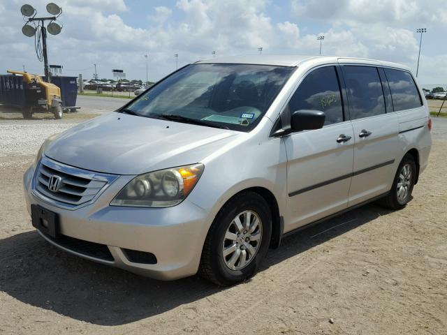 5FNRL38258B022739 - 2008 HONDA ODYSSEY LX SILVER photo 2