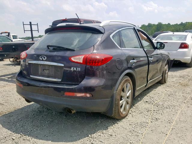 JNKAJ09F69M950876 - 2009 INFINITI EX35 BASE MAROON photo 4