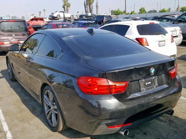 WBA3R1C56EF774304 - 2014 BMW 435 I BLACK photo 3