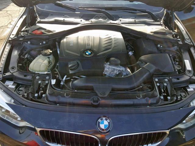 WBA3R1C56EF774304 - 2014 BMW 435 I BLACK photo 7