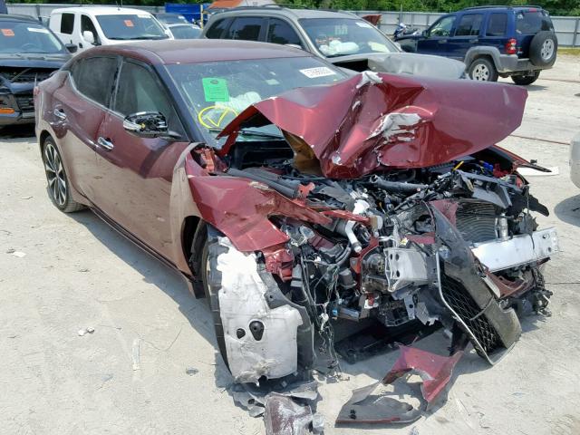 1N4AA6AP6GC442912 - 2016 NISSAN MAXIMA 3.5 BURGUNDY photo 1