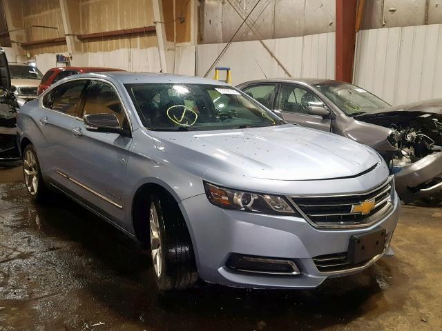 1G1155SL6FU127985 - 2015 CHEVROLET IMPALA LTZ BLUE photo 1