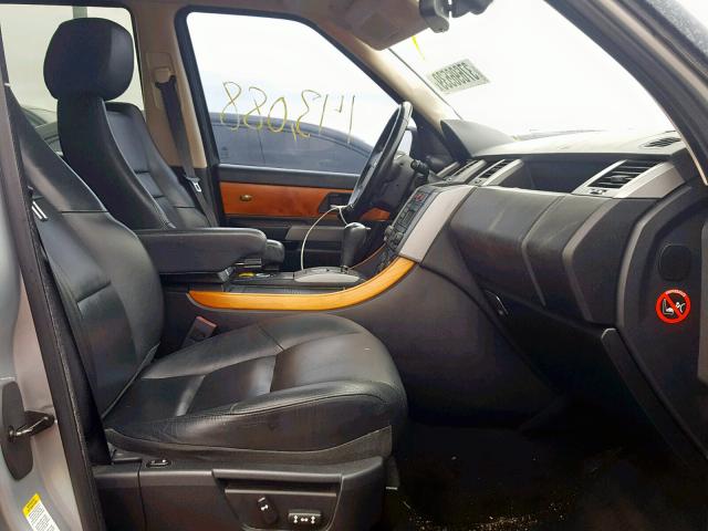 SALSK25488A120248 - 2008 LAND ROVER RANGE ROVE SILVER photo 5