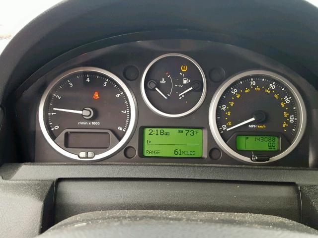 SALSK25488A120248 - 2008 LAND ROVER RANGE ROVE SILVER photo 8