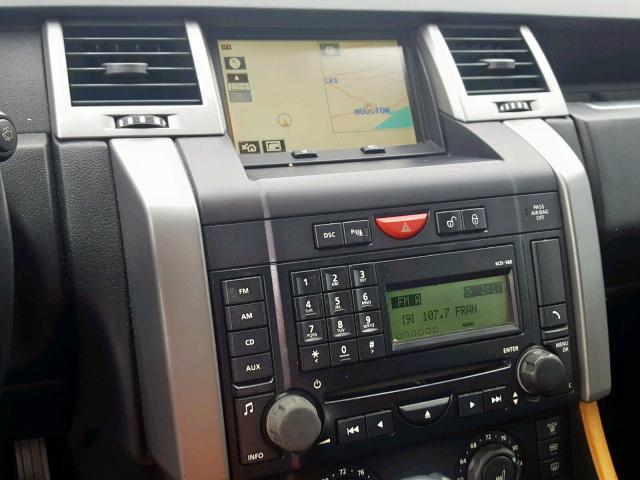 SALSK25488A120248 - 2008 LAND ROVER RANGE ROVE SILVER photo 9