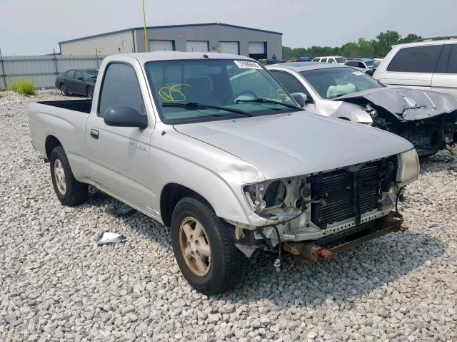 4TANL42N4YZ632466 - 2000 TOYOTA TACOMA SILVER photo 1