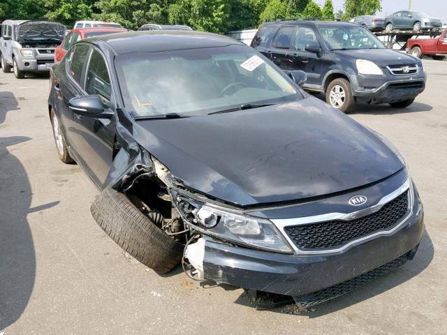 KNAGN4A71B5153041 - 2011 KIA OPTIMA EX BLACK photo 1