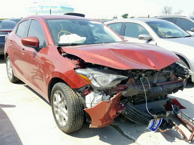 3MYDLBZV3GY115048 - 2016 TOYOTA SCION IA BURGUNDY photo 1