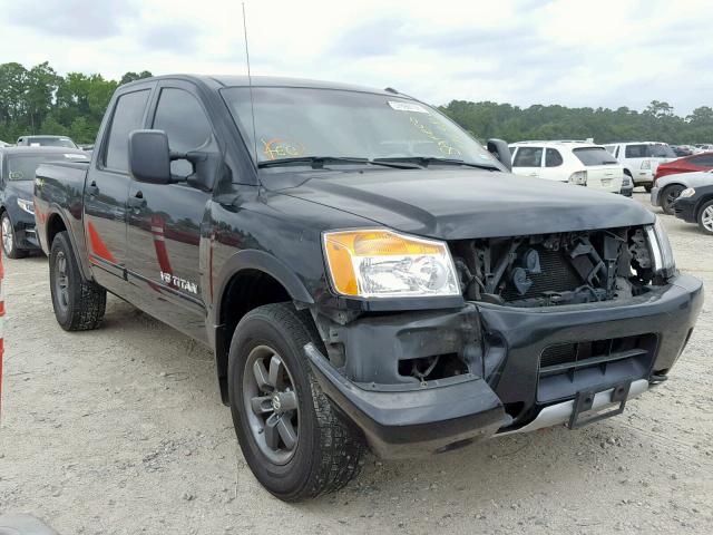 1N6BA0EC5DN306142 - 2013 NISSAN TITAN S BLACK photo 1