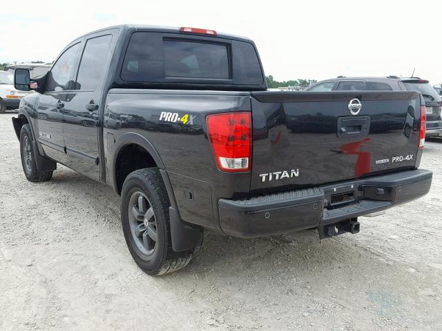 1N6BA0EC5DN306142 - 2013 NISSAN TITAN S BLACK photo 3