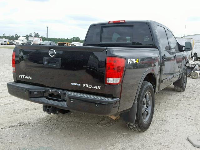 1N6BA0EC5DN306142 - 2013 NISSAN TITAN S BLACK photo 4