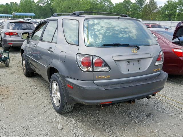 JTJGF10U330158498 - 2003 LEXUS RX 300 GRAY photo 3