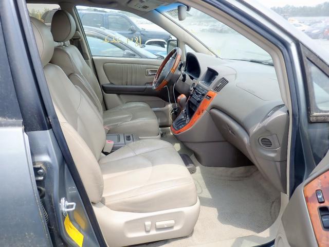 JTJGF10U330158498 - 2003 LEXUS RX 300 GRAY photo 5