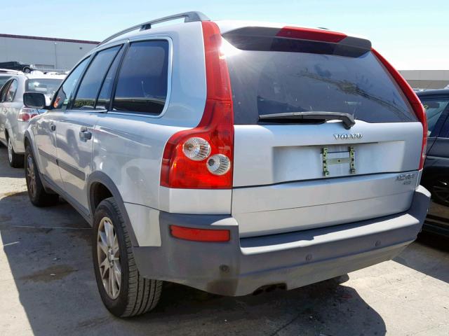 YV1CZ91H941124791 - 2004 VOLVO XC90 T6 GRAY photo 3