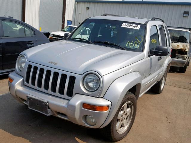 1J4GL58K32W353089 - 2002 JEEP LIBERTY LI SILVER photo 2