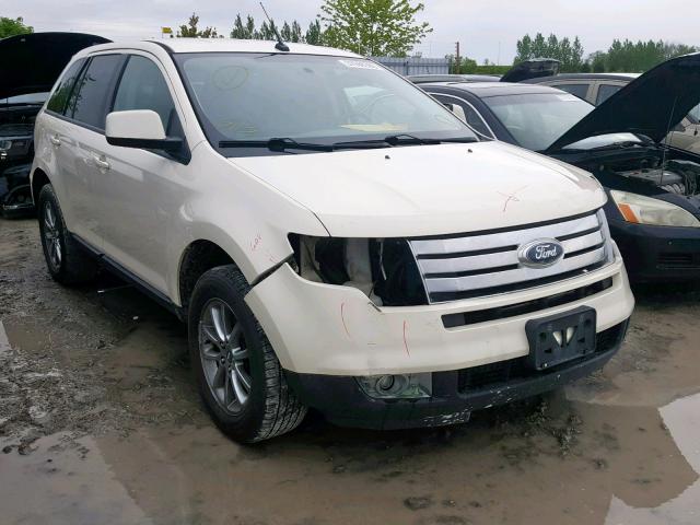 2FMDK48C18BA34651 - 2008 FORD EDGE SEL WHITE photo 1