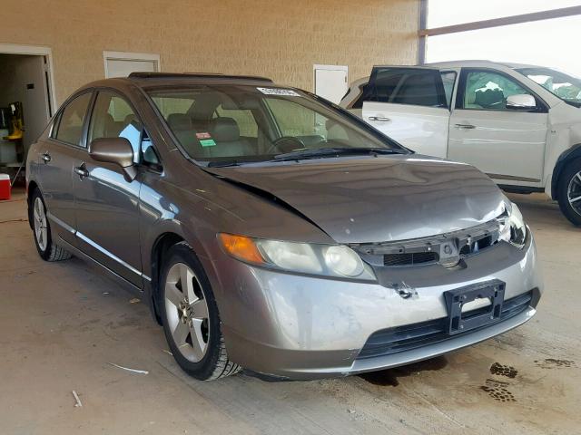 1HGFA169X8L028158 - 2008 HONDA CIVIC EXL GRAY photo 1