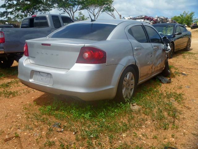 1B3BD4FB5BN549407 - 2011 DODGE AVENGER EX SILVER photo 4