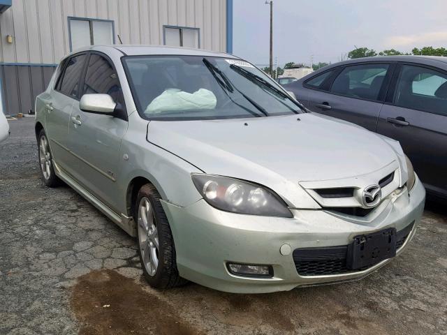 JM1BK343X81162927 - 2008 MAZDA 3 HATCHBAC GREEN photo 1