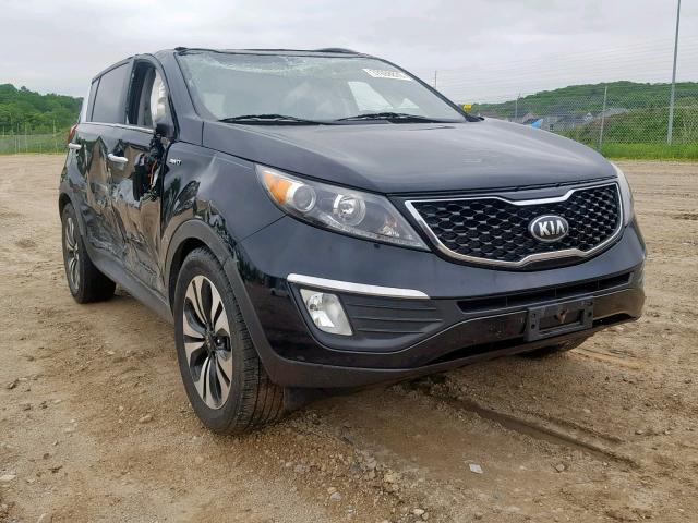 KNDPCCA60D7411633 - 2013 KIA SPORTAGE S BLACK photo 1