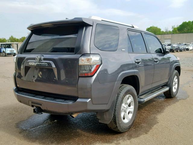 JTEBU5JR9J5506532 - 2018 TOYOTA 4RUNNER SR GRAY photo 4