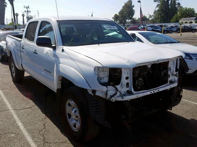 5TFJU4GN1DX047830 - 2013 TOYOTA TACOMA DOU WHITE photo 1