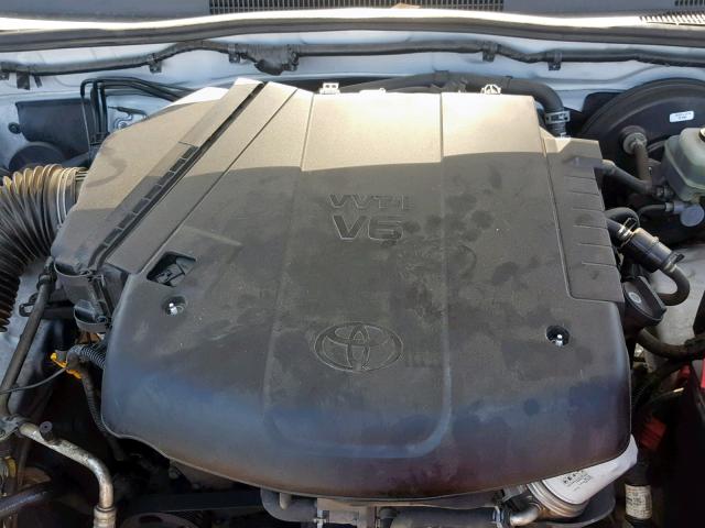 5TFJU4GN1DX047830 - 2013 TOYOTA TACOMA DOU WHITE photo 7