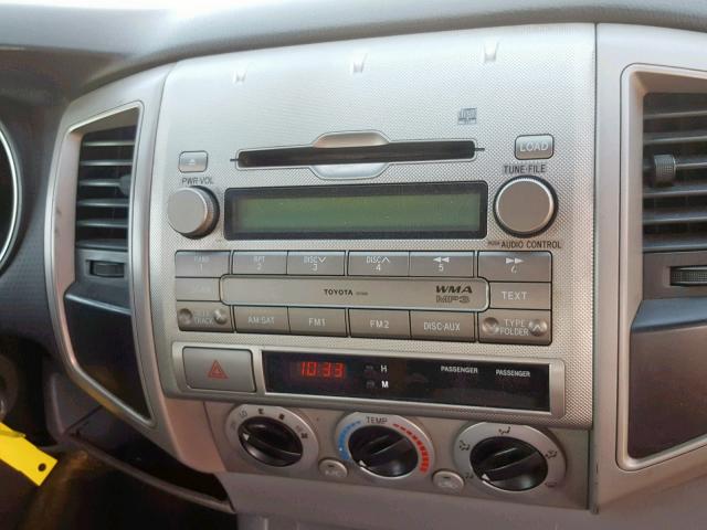 5TFJU4GN1DX047830 - 2013 TOYOTA TACOMA DOU WHITE photo 9