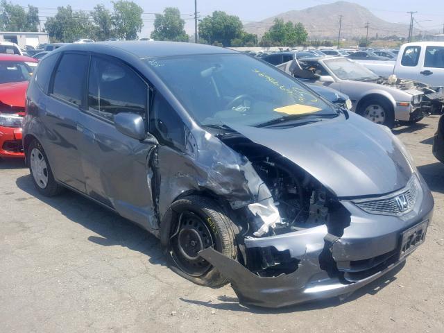 JHMGE8H31DC077024 - 2013 HONDA FIT GRAY photo 1