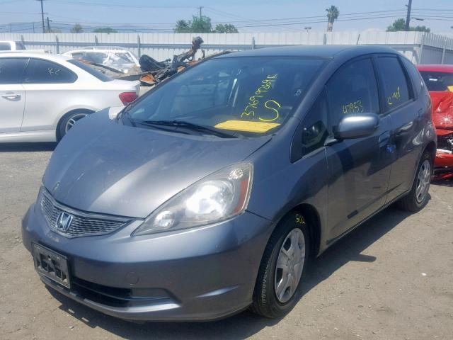 JHMGE8H31DC077024 - 2013 HONDA FIT GRAY photo 2