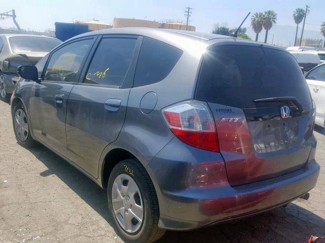 JHMGE8H31DC077024 - 2013 HONDA FIT GRAY photo 3