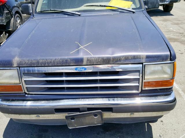 1FMDU34XXNUD48009 - 1992 FORD EXPLORER BLUE photo 7