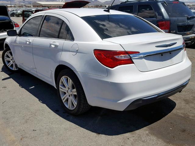 1C3CCBAB0DN671956 - 2013 CHRYSLER 200 LX WHITE photo 3