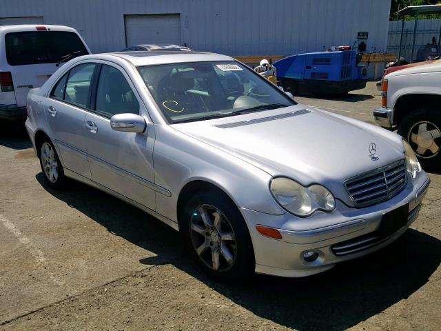 WDBRF54H67A943662 - 2007 MERCEDES-BENZ C 280 SILVER photo 1