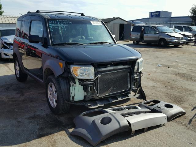 5J6YH28584L018865 - 2004 HONDA ELEMENT EX BLACK photo 1