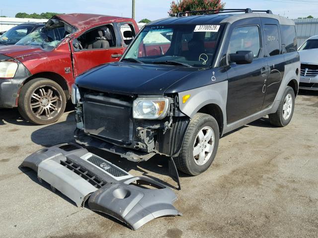 5J6YH28584L018865 - 2004 HONDA ELEMENT EX BLACK photo 2