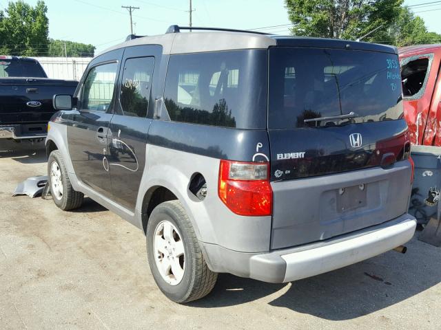 5J6YH28584L018865 - 2004 HONDA ELEMENT EX BLACK photo 3