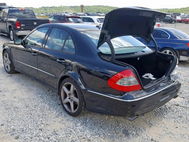 WDBUF56X99B432037 - 2009 MERCEDES-BENZ E 350 BLACK photo 3