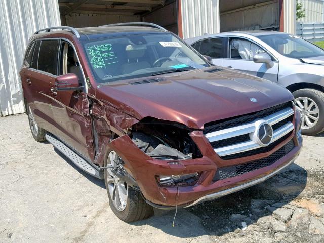 4JGDF7CE1DA129618 - 2013 MERCEDES-BENZ GL 450 4MA BROWN photo 1