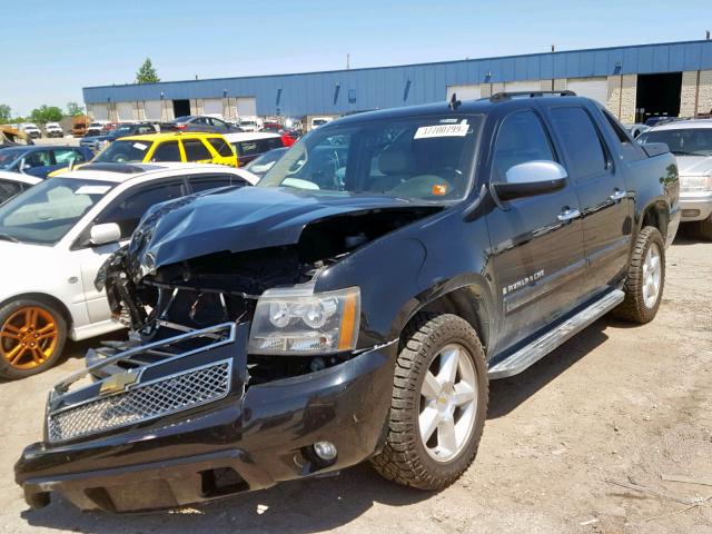 3GNFK12357G229059 - 2007 CHEVROLET AVALANCHE BLACK photo 2