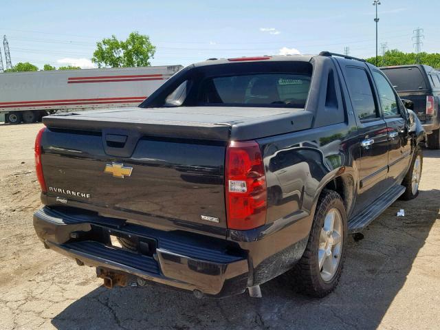 3GNFK12357G229059 - 2007 CHEVROLET AVALANCHE BLACK photo 4